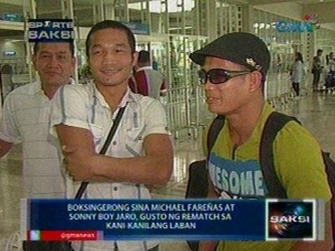 Saksi: Michael Fareñas at Sonny Boy Jaro, gusto ng rematch sa kani-kanilang laban