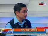 NTG: Panayam ng News to Go kay Bayan Muna Party-list Rep. Teddy Casiño