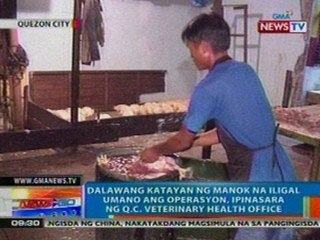 NTG: 2 katayan ng manok na iligal umano ang operasyon, ipinasara ng QC Veterinary Health Office