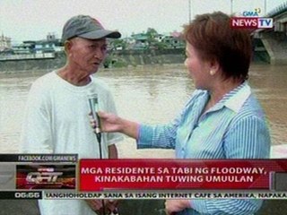 QRT: Mga residente sa tabi ng floodway sa Pasig, kinakabahan tuwing umuulan