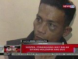 QRT: Lalaki, bugbog-sarado nang tangkaing agawin sa konduktor ang kita ng bus na sinasakyan niya