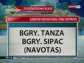 BT: Class supension (July 20, 2012)