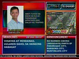 DB: Abot-tuhod na baha sa Sucat, Parañaque; apektado ang daloy ng trapiko