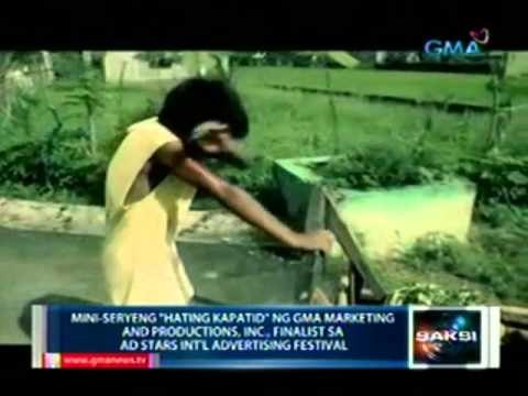 'Hating Kapatid' ng GMA Marketing & Productions Inc., finalist sa Ad Stars Int' Advertising Festival