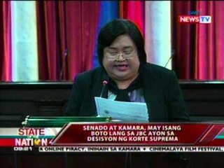 SONA: Senado at Kamara, may isang boto lang sa JBC ayon sa desisyon ng Korte Suprema