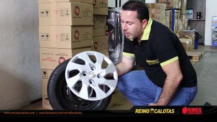 Instalando Calotas Aro 14 em roda aro 13