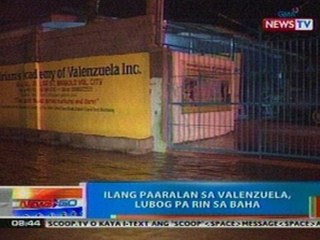 NTG: Ilang paaralan sa Valenzuela, lubog pa rin sa baha