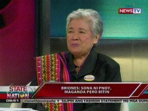 SONA: Briones: SONA ni PNoy, maganda pero bitin