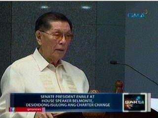 Saksi: Enrile at Belmonte, desididong isulong ang charter change