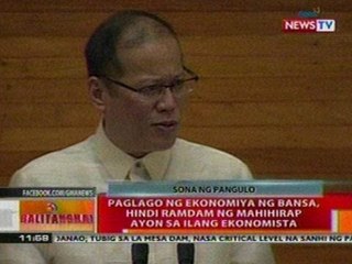 BT: Paglago ng ekonomiya ng bansa, hindi ramdam ng mahihirap ayon sa ilang ekonomista