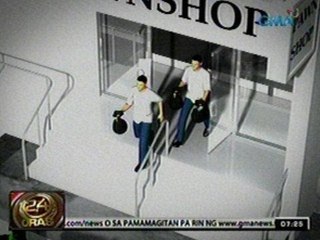 24 Oras: Laman ng vault ng isang bahay-sanglaan, na-tangay ng mga holdaper