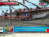 BP: 7 sa 8 nawawalang mangingisda, nakauwi na