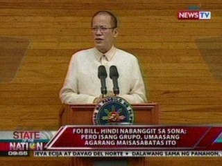SONA: FOI Bill, 'di nabanggit sa SONA