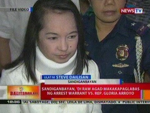 BT: Sandiganbayan, di agad makakapaglabas ng arrest warrant vs. Rep. Arroyo