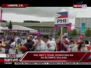 SONA: PHL nat'l team dumating na sa Olympic Village