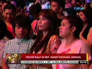 24oras: Prayer rally ni Rep. Manny Pacquiao, dinagsa