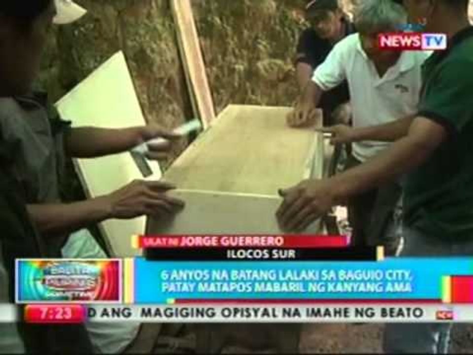 BP: 6 anyos na batang lalaki sa Baguio city, patay matapos mabaril ng kanyang ama