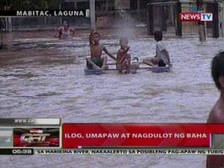 QRT: Ilog sa Laguna, umapaw at nagdulot ng baha