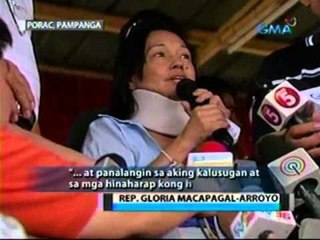 Saksi: Dating Pres. Arroyo, mainit na sinalubong ng kanyang mga Cabalen