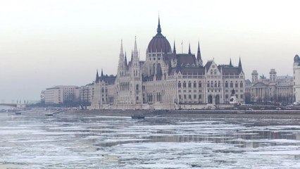 An icy Danube