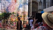 Rouen  : La «version tricot» d’un tableau de Monet fait le buzz jusqu’à New York