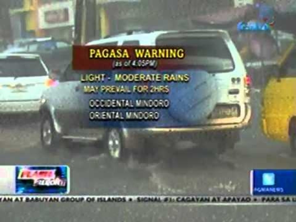 Flash Report: PAGASA warning as of 4:05PM