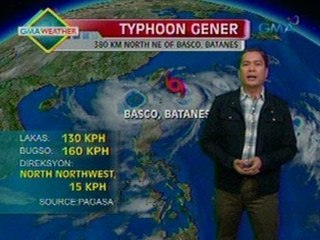 24 Oras: Bagyong Gener, lumakas pa habang papalabas ng PAR