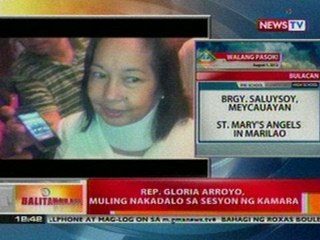 BT: Rep. Arroyo, muling nakadalo sa sesyon ng kamara