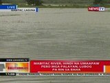 BT: Mabitac river sa Laguna, hindi na umaapaaw pero mga palayan, lubog pa rin sa baha