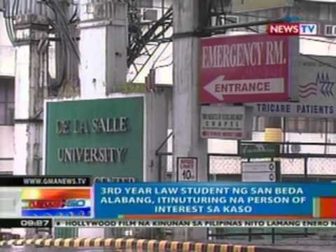 NTG: Hinihinalang biktima ng hazing, bugbog-sarado at halos patay na nang madala sa ospital