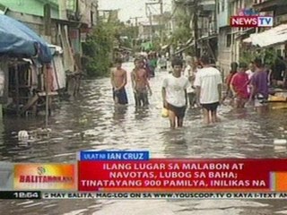 BT: Ilang lugar sa Malabon at Navotas, lubog sa baha