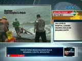 Saksi:  3 taong napadpad sa gitna ng Manila Bay dahil sa masamang panahon, nailigtas ng coast guard