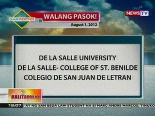 BT: Class Suspension (Aug 1, 2012)