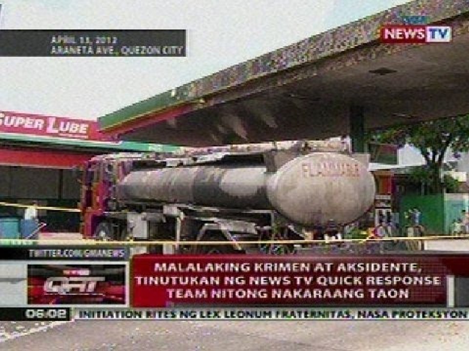 QRT: Malalaking krimen at aksidente, tinutukan ng NewsTV QRT nitong nakaraang taon