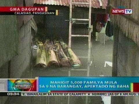 BP: Mahigit 5k pamilya mula sa 9 na barangay sa Pangasinan, apektado ng baha