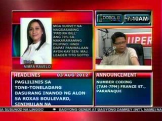 DB: Mga survey na nagsasabing 'Pro RH Bill' ang 70% sa nakararaming pinoy, hindi dapat paniwalaan