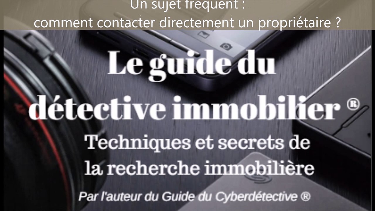 Comment identifier le propriétaire d'un bien à la vente ? Détective Immobilier ® Coaching et conseils