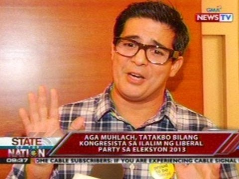 SONA: Aga Muhlach, tatakbo bilang kongresista sa ilalim ng Liberal Party sa Eleksyon 2013
