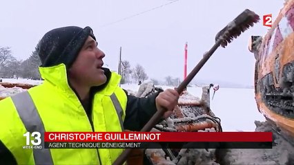 Intempérie : l'est de la France sous la neige