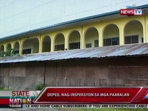 SONA: DepEd, nag-inspeksyon sa mga paaralan