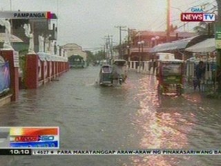 NTG: Ilang lugar sa Pampanga, mataas pa rin ang baha