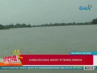 UB: Ilang kalsada, bahay at bukid sa Balanga, Bataan, binaha