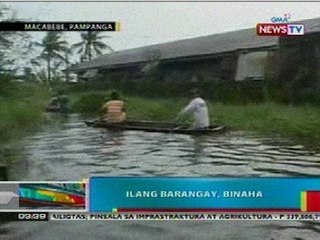BP: Ilang barangay sa Pampanga, binaha