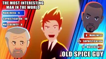 Most Interesting Man vs. Old Spice Guy - ANIMEME RAP BATTLES (NSFW)