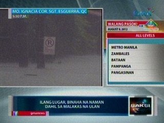 Saksi: Ilang lugar, binaha na naman dahil sa malakas na ulan