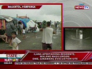 SONA: Ilang apektadong residente sa Masantol, Pampanga, walang masilungan