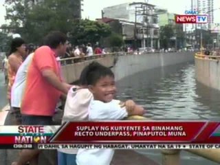 SONA: Lalaking tumalon sa baha sa Recto underpass kahapon, nasawi