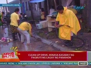 UB: Clean-up drive sa Rodriguez, Rizal, ikinasa kasabay ng pagbuti ng lagay ng panahon