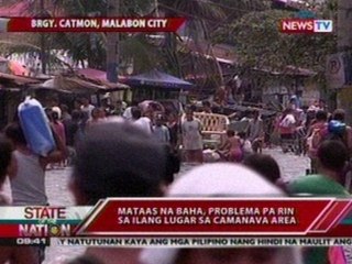SONA: Mataas na baha, problema pa rin sa ilang lugar sa Camanava area