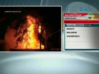 Saksi: Bahay ng umano'y nagpapaihi o iligal na nagbebenta ng gasolina, nasunog